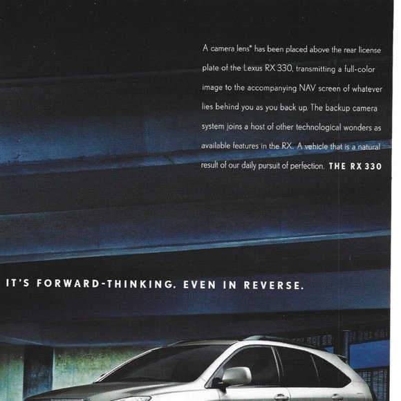 Lexus The RX 330 Passionate Pursuit Car Auto 2000s Print Ad - Picture 2 of 4